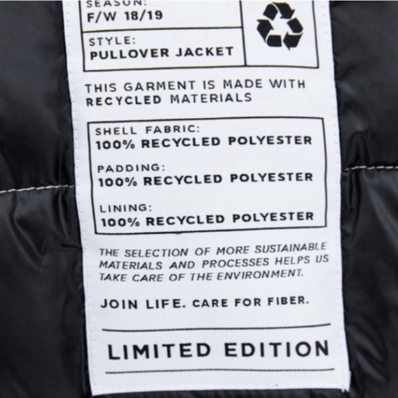 Zara Recycled Capsule Padded Parka Small Medium - Picture 9 of 16